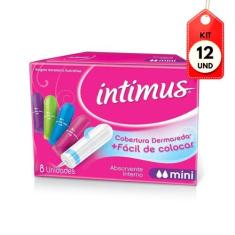 Kit C/12 Intimus Absorvente Interno Mini C/8