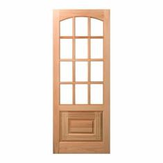 Folha de Porta Maciça 210x90cm Eucalipto PM12 Nipônica Cruzeiro Portas Marroml