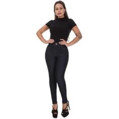 Calça Jeans Sawary Skinny Feminina-Feminino