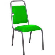 Cadeira Empilhável Para Hotelaria Linha Hotel Fremon Verde
