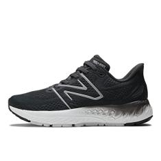 New Balance Fresh Foam X 880 V13 Tênis de corrida masculino, Blacktop/preto/prata metálico, 37