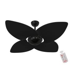 Ventilador de Teto Dormamu Nero Office 4 Pás Preto 127V com Controle