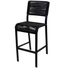 Banqueta Alta de Alumínio Ibiza 70cm - Aluminium Decor