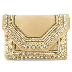 Aheli Bolsa feminina clutch para noiva casual alça destacável bolsa tiracolo para noite presente para mulheres, castanho 2