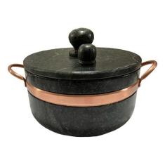 Panela De Pressão De Pedra Sabão 4 Litros - Leônidas