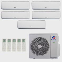 Ar-Condicionado Multi Split Inverter R-32 Gree 42.000 (4x Evap hw 9.000 + 1x Evap hw 24.000) Quente/Frio 220V