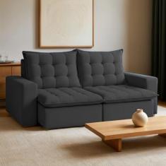 Sofá Retrátil e Reclinável 2 Lugares 196cm Veneza - Kasacomigo Estofad