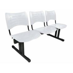 Cadeira Iso Em Longarina 3 Lugares Linha Polipropileno Iso - Design Of