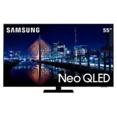 Smart TV 55&quot; Neo QLED 4K Samsung 55QN85A, Mini Led, Painel 120hz, Processador IA, Som em Movimento, Tela sem limites, Design slim, Alexa built in