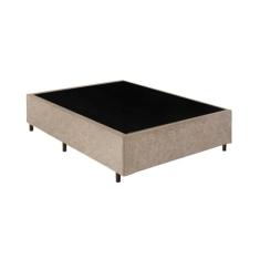 Base Box Viúva Santo Box Suede Bege 40x128x188