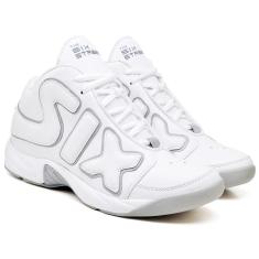Tênis de Basquete Zoom Freak em Couro Numeros Especiais Grandes Estilo e Conforto Branco