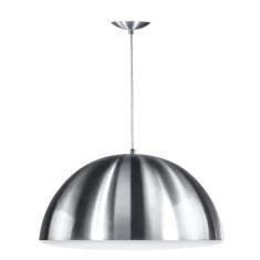 Lustre Pendente Meia Lua 40cm Alum nio New Escovado
