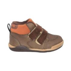 Tênis Kidy Colors Infantil Cano Alto Marrom