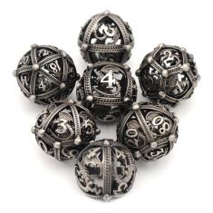 Acessórios de jogo de tabuleiro Metal Dice Chips para todas as idades