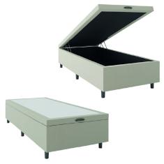 Cama Box com Baú 0,96m com 41cm de Altura Prince Bege