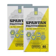 Kit 2x Polivitamínico Spartan Ultra Concentrado - 60 comps Iridium Lab