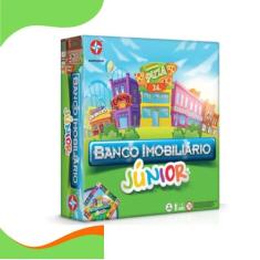 Jogo de tabuleiro banco imobiliário júnior- estrela