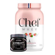 Kit Whey Protein 907g Chef Whey + Kreat Monohidratada 300g - XPro Nutrition-Unissex