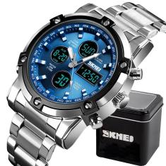 Relógio Masculino Skmei 1389 Á Prova D'água Digital Esporte Luxo-Masculino
