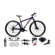 Bicicleta Aro 29 Absolute Nero 5 Câmbios Shimano 24v K7 Freio Hidráulico Cabos Internos Susp. Trava-Unissex