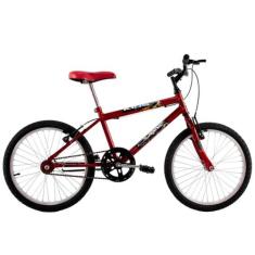 Bicicleta Infantil Aro 20 Kids cor Vermelha - Dalannio Bike