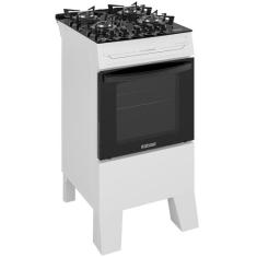 Fogão 4 Bocas Itatiaia Vidro Temperado Electra Glass Plus Branco Bivol