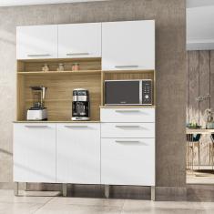 Cozinha Compacta 6 Portas 2 Gavetas Montesa Kits Paraná - Freijó/Supremo