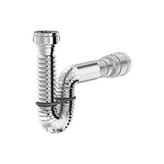 Sifão Sanfonado Extensível Censi 74cm Cromado