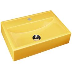 Kit Cuba Q45 C/Válvula Click 1''B (2,6cm) + Sifão Cromado + Flexível Amarelo