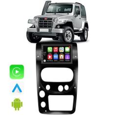 Kit Central Multimidia Carplay Android Auto Troller 2009 A 2014 7" Com