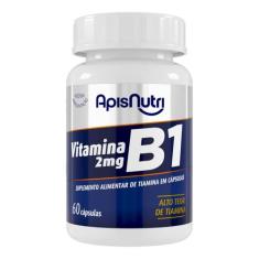 Suplemento de Vitamina B1 2mg 60 Cáps Apisnutri - SV