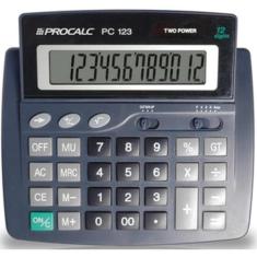 Calculadora de mesa 12 dig. visor incl. mod.pc123 - PROCALC