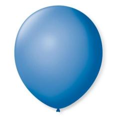 Balão São Roque Número 9 Azul Turquesa 50 Unidades - Sao Roque