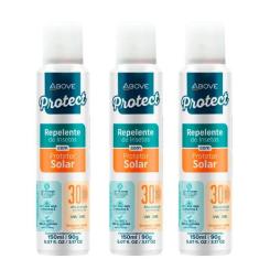 Kit 3 Repelente Insetos Com Protetor Solar Fps30 Above 150Ml