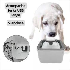 Bebedouro Fonte De Água Gato Cães Pet Com Filtro 2,5l Usb - SG UTILIDA