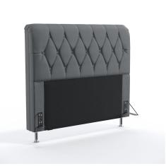 Cabeceira Sirius 160 para Cama Queen Sued Cinza Aradecor