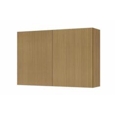 Armário de Cozinha Modulado Rainha c/ 2 Portas Ripadas 120 cm Nature -