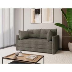Sofá Cama Casal para Sala de Estar 02 Lugares 167cm Madri - Nabas Esto