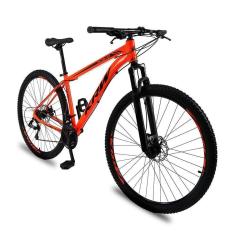 Bicicleta aro 29 KRW Alumínio 24 Vel Marchas Freio a Disco Suspensão dianteira Mountain Bike X32-Unissex