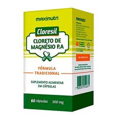 Cloresil (Cloreto de Magnésio P.A) 500Mg - 60 Cáps., Maxinutri