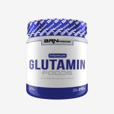 Glutamina - Glutamin Premium Foods - 250 G - Sabor Baunilha  Brnfoods