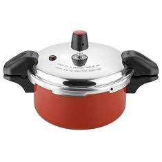 Panela de Pressão 3 litros Travamento Externo Bordô Com Alça Eirilar