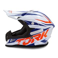 Capacete Motocross Pro Tork Fast 788 Branco/Laranja 60