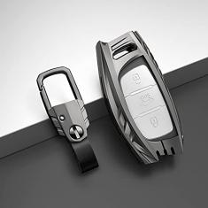 TPHJRM Capa da chave do carro em liga de zinco, adequado para Hyundai I10 I20 I30 HB20 IX25 IX35 IX45 TUCSON Avante