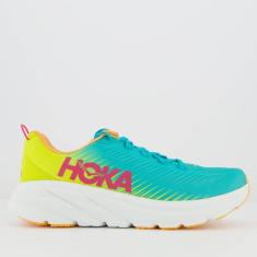 Tênis Hoka Rincon 3 Azul e Amarelo-Masculino