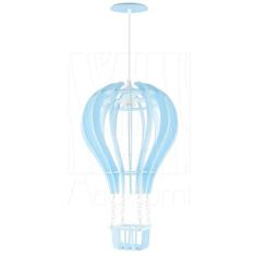 Luminária Pendente Madeira Balão 45cm Soquete E27 Infantil - Madelumi,