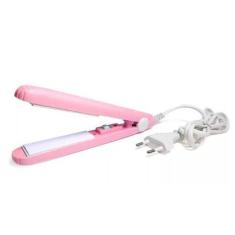 Mini Chapinha Prancha Viagem Cabelo 17Cm Bivolt 110220V - Sem Marca, B