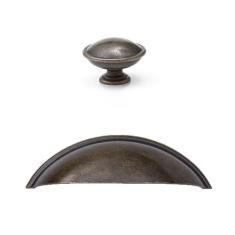 Puxador Concha Puxador redondo Puxadores Para Moveis Kit 14 Pçs - Teli