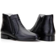 Bota Capelli Boots em Couro com Ziper Lateral Masculina, 42