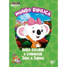 Livro - Mundo Ripilica: para colorir e conhecer toda a turma
